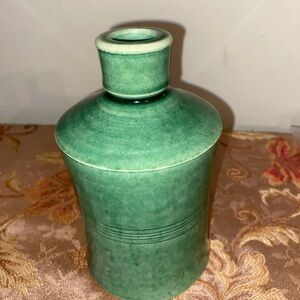 Elegant Green Ceramic Vase